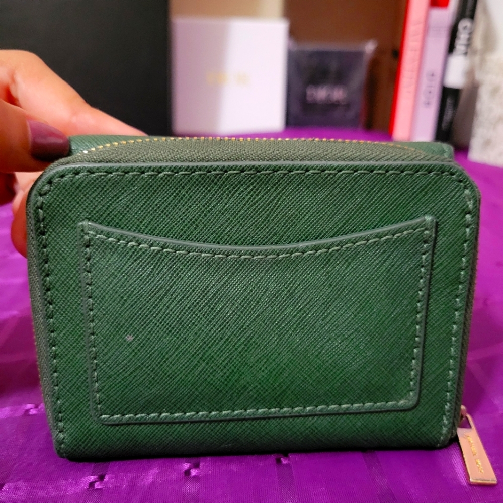 Michael Kors Forest Green Wallet - Picture 2 of 8